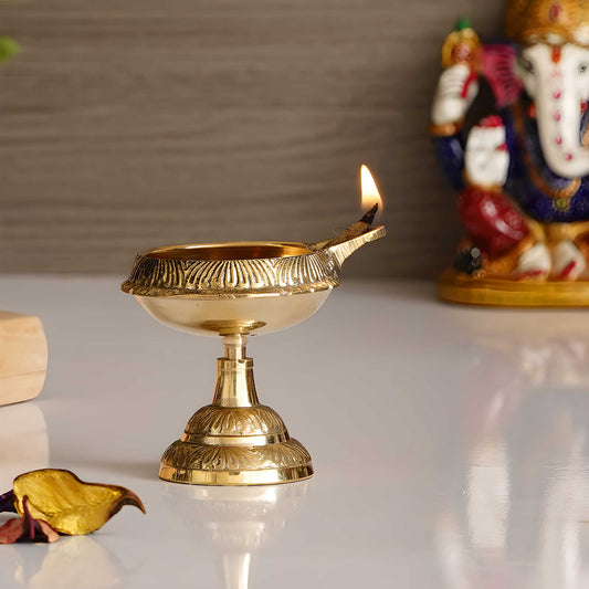 Designer Brass Diya
