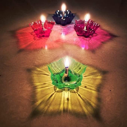 Set of 12 3D Reflection Diya